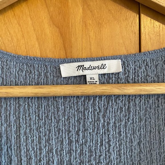 Madewell Popcorn Top Square-Neck Tee - Picture 8 of 8